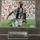 Juventus Cristiano Ronaldo Signed Photo Framed Beckett Bas