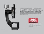  leofoto Usa  Leofoto Mpg-02l  lever-release  Gimbal Attachment For Heads   Arca