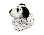 Ty Pluffies Dotters Dalmatian Dog Plush Stuffed Animal Black White Spotted 2009