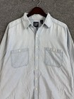 Vintage Gap Long Sleeve Button Up Dress Shirt Mens Size Xl Light Blue Preppy 90s