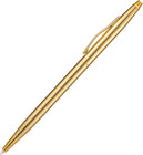 6 Pieces Golden Slim Metal Ballpoint Pen  1mm Medium Point Black Ink Smooth Writ
