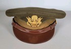 Ww2 Army Air Corps Officers Crusher Visor Cap Badge Named Dated 1945 Captain