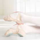 Ballet Dance Shoes Slippers Highstretch Canvas Split Sole Slip On Practice Shoes