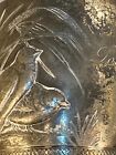 Circa 1890 Antique Silver Plate Child s Mug Cup  Hunting  Birds