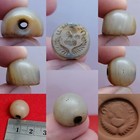 Sassanian Ancient Old Intaglio Seal Stone Agate Stamp Bead