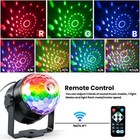 Led Party Light Disco Rgb Crystal Ball Effect Lights Bulb Lamp Decoration Remote