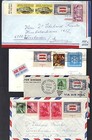 Us Korea Belgium Denmark Luxembourg Poland 1940 s Collection Of 7 Covers Franked