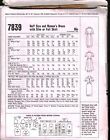 7839 Vintage Mccalls Sewing Pattern Misses 1960s Half Size Dress Slim Full Uncut
