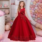 Wedding Girl Gown Dress Pageant3 Long Flower Party Princess Formal Dress Vintage