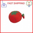 Dritz Large Tomato Pin Cushion With Strawberry Emery - 4 Inch Sewing Pincushion 