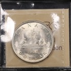 1935  1 Iccs Ms65  dbl Voyageur  Canada Silver Dollar  - Gem Blast White