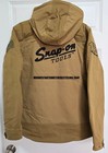 Snap On Tools 2025 Ra Hooded Jacket Insulated Winter Coat Zip Up Gold Tan New