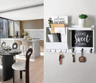 Key Holder For Wall - Mail Holder Organizer Wall Mount With Shelf - Hanging Key