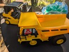 Caterpillar Electronic Working Dump Truck Sounds   Bed Lifts 14  Long  X 7  High