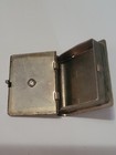 Vintage Mini Metal Rosary Holder Prayer Book Box Religious 