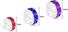 300pcs Rondelle Spacer Beads For Jewelry Making 6mm Rhinestone Spacer Beads Crys