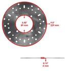 Front Rear Brake Disc Rotor W  Pads For Polaris Sportsman 800 2005 2006 2007