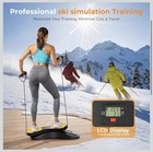 Ski Machine Simulated Skiing Training Leg Exercise Board Cardio Fitness Home Gym
