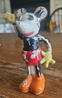 Rare 1930 s Disney Mickey Mouse Circus Train Barker Composition Doll Figure 5 