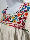 Handmade Embroidered Mexican Blouse - Size Small
