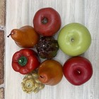 Realistic Fruit And Vegetable Candles Candle Decor Set Of 8