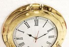 12  Antique Marine Solid Brass Ship Porthole Analog Clock Nautical Wall Hanging