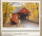 2027 Pennsylvania Covered Bridge Calendar