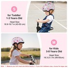Toddler Helmet  Baby Small For Infant toddler 1-3  16 9 -19 7    B-white Pink