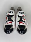 Sidi Ergo 3 Carbon Mens Size Eu 42 Road Shoe 3-bolt Italy White  black