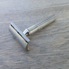 Vintage Gillette Tech Fat Handle Double Edge Safety Razor  Triangle Slots