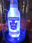 Smirnoff Ice Lighted Bottle Glorifier Display Electric Sign Works Looks Great