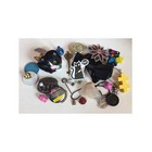 Vintage Junk Drawer Lot Eclectic Trinkets Charms Cat Pins Jewelry Mix