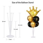Royuye 20 Pack Balloon Stand Kit - Balloon Sticks With Base For Table