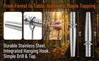 4x Maple Tree Syrup Tap Kit Sturdy Maple Syrup Taps For Yard Garden