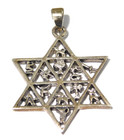 Israel Bible 12 Tribes Silver Pendant Star Of David Necklace Hebrew Jewish Charm