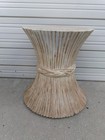 Sheaf Of Wheat Bamboo Dining Table Regency Rattan Mcguire Sty Islands Art Deco