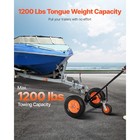 1200lbs Trailer Dolly With 2 In Ball   15 2 In Tires Portable Tow Dolly