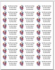 150 Christmas Santa Claus Prismatic Mailing Return Address Labels Personalized
