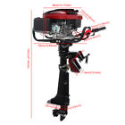 Hangkai 196cc 4 Stroke 7 Hp Outboard Motor Fishing Boat Engine Motor Air Cooling