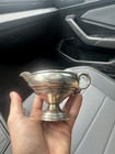 Sterling Silver Sauce Boat With Pedestal Foot