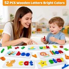 Beestech Alphabet Abc Learning Educational Toys For 3 4 5 3  X 5   Brown