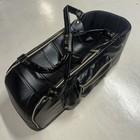 Mory June Moses Basket Baby Carrier Black Leather Warm Pockets Black Maternity