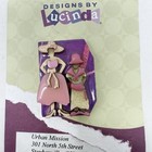 Woman Pins By Lucinda Resin 5 Ladies W  Style Brooch Jewelry - Hand Crafted 