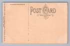 Antique Victorian Interior Woman At Piano Music Poetic 1908