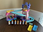 Disney Princess Klip Klop Castle Retired 7 Princess Horses Lights Sounds Works