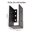 24 Pack 2in X 4in Concealed-flange Light Joist Hangers Powder Coated Steel Tool