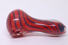 Blown Glass Heavy Flower Bowl Mini Hitter 3    Hand Pipe Usa Smoking Tobacco Herb 