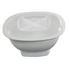 Nordic Ware 5 In  W X 9 75 In  L White Plastic Microwave Popcorn Popper