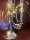 Vtg W f l  Drum Co  Bugle Chicago With Mouth Piece   Original Case G   D Key