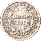 1853-p Seated Liberty Half Dime Great Deals From The Executive Coin Company